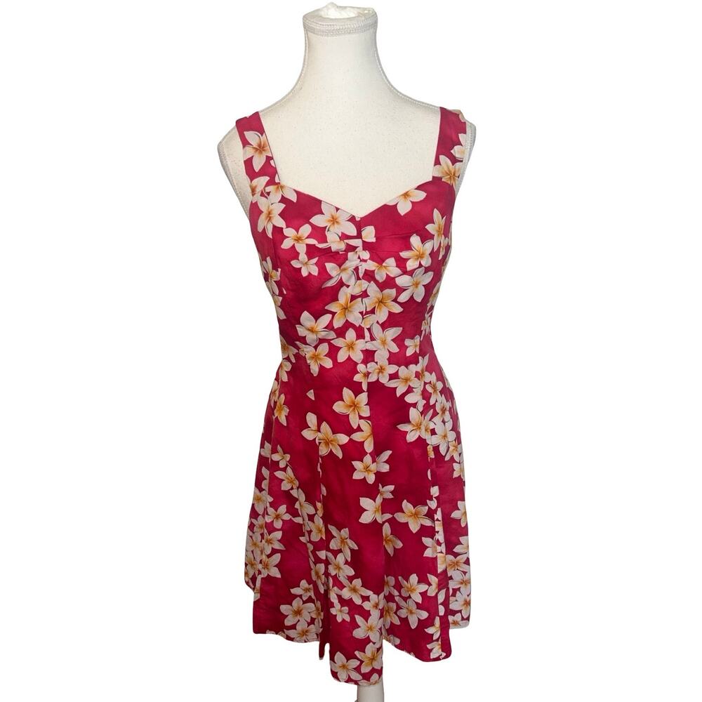 Vintage Royal Creations Hawaiian Plumeria Dress – Large